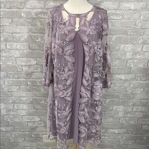 Alex Evenings Elegant Floral Shift Dress